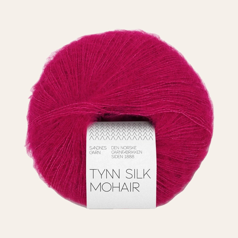 Mohair og silke
