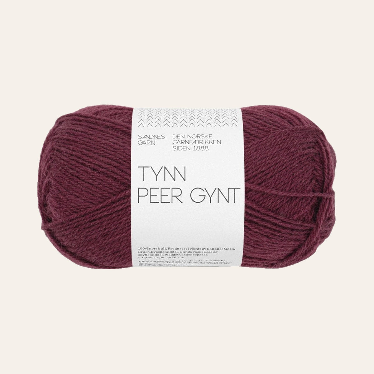 Tynn Peer Gynt 4372 dyp burgunder