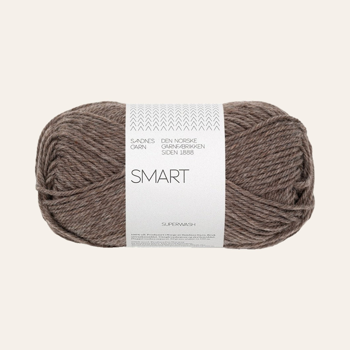 Smart 2652 mellombrun melert