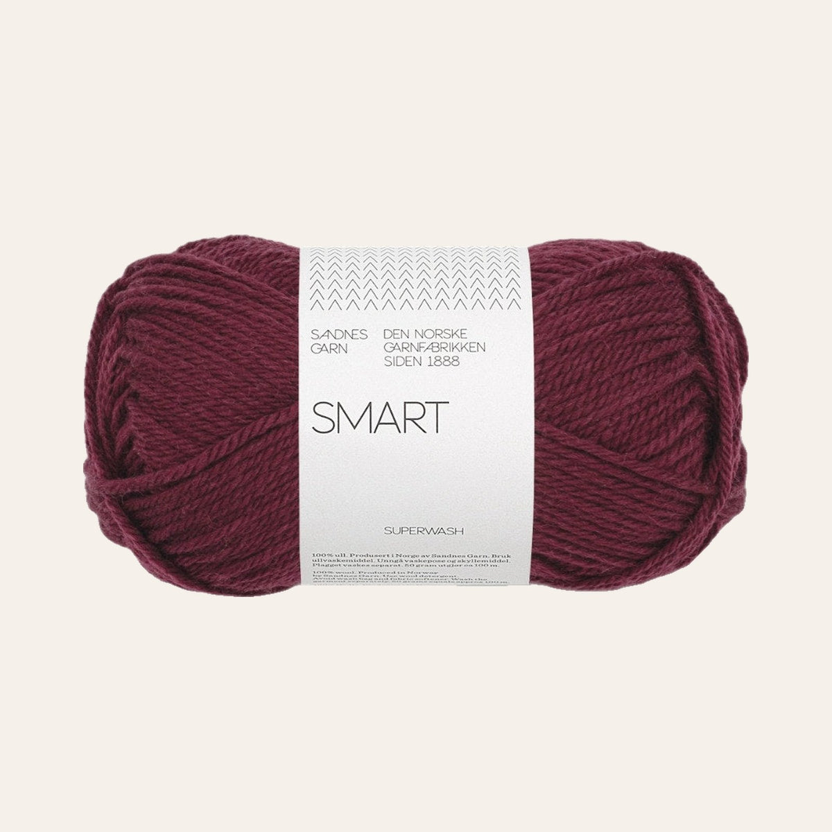 Smart 4372 dyp burgunder