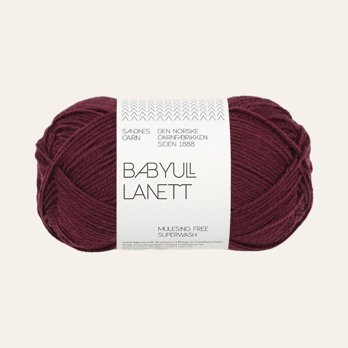Babyull lanett 4372 dyp burgunder