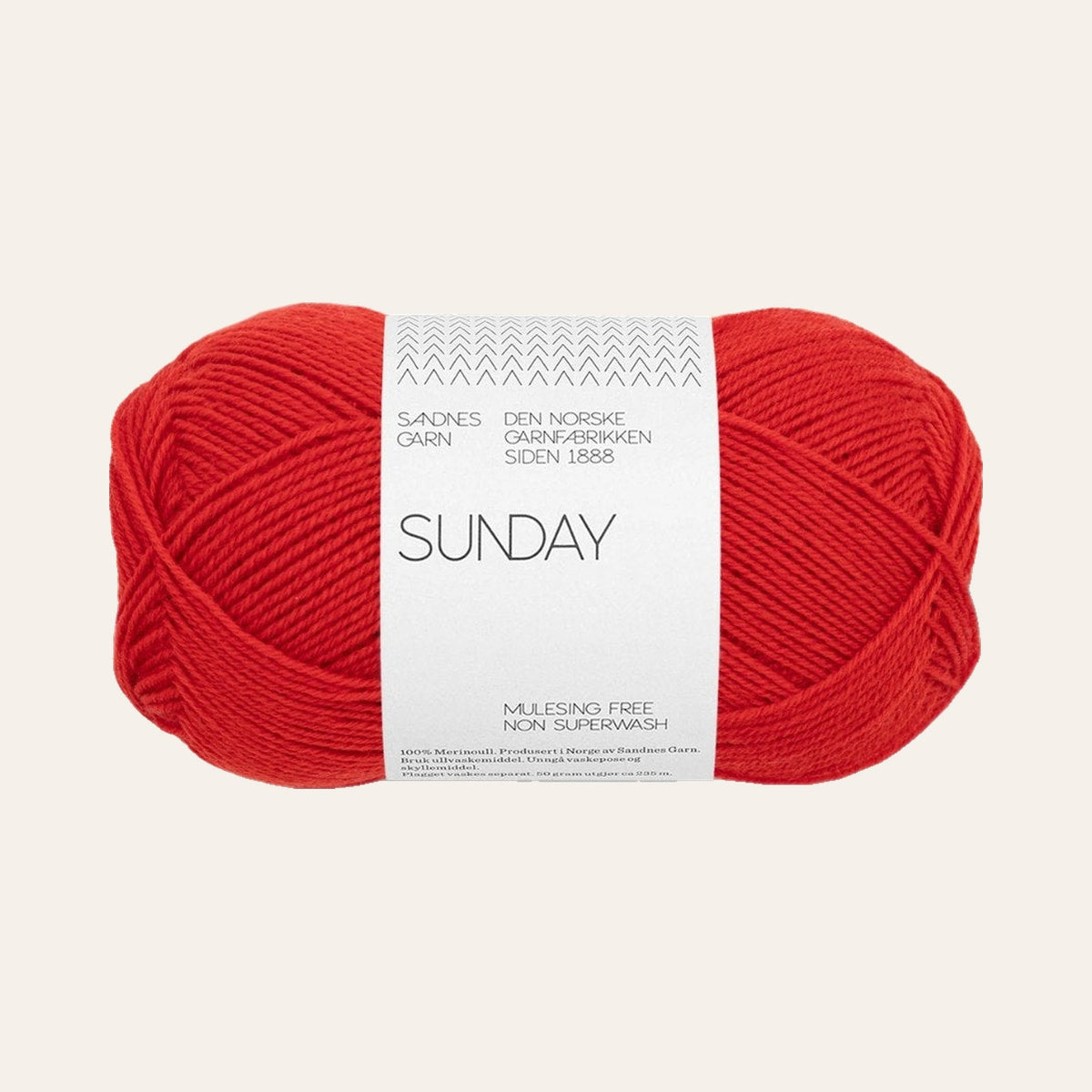 Sunday 4018 scarlet red