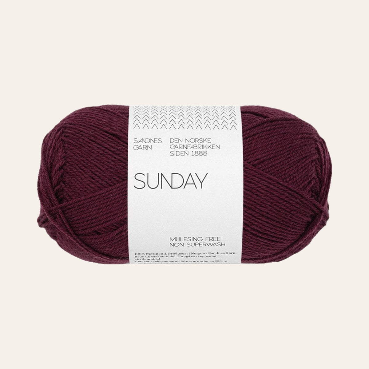 Sunday 4372 dyp burgunder