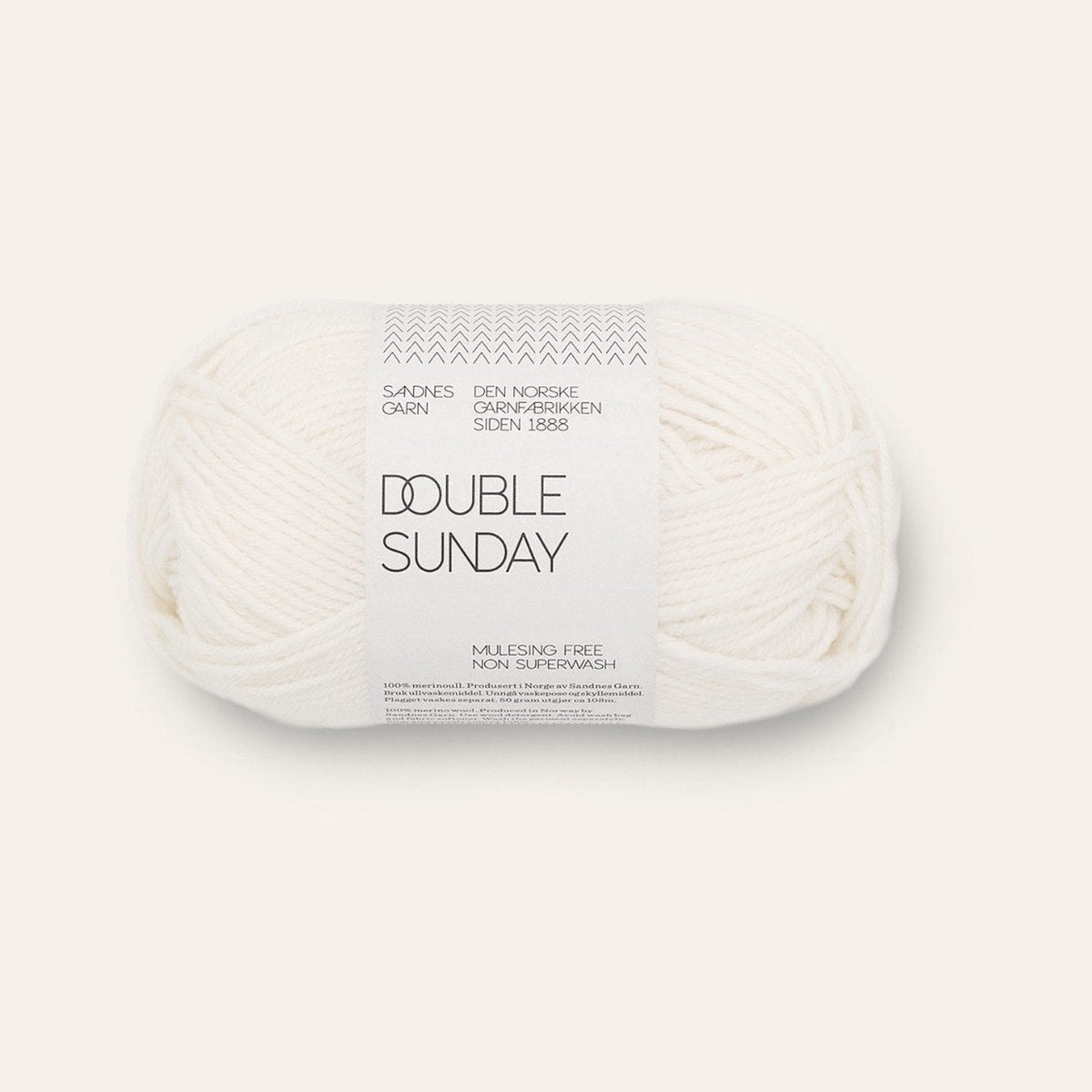 DOUBLE SUNDAY 1001 hvit