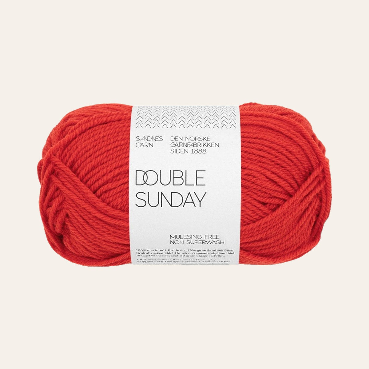 DOUBLE SUNDAY 4018 scarlet red