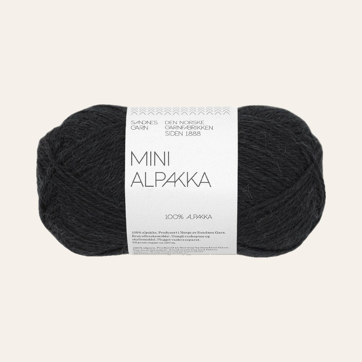 Mini Alpakka 1099 svart