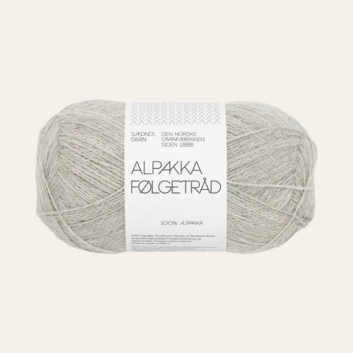 Alpakka Følgetråd 1032 lys gramelert