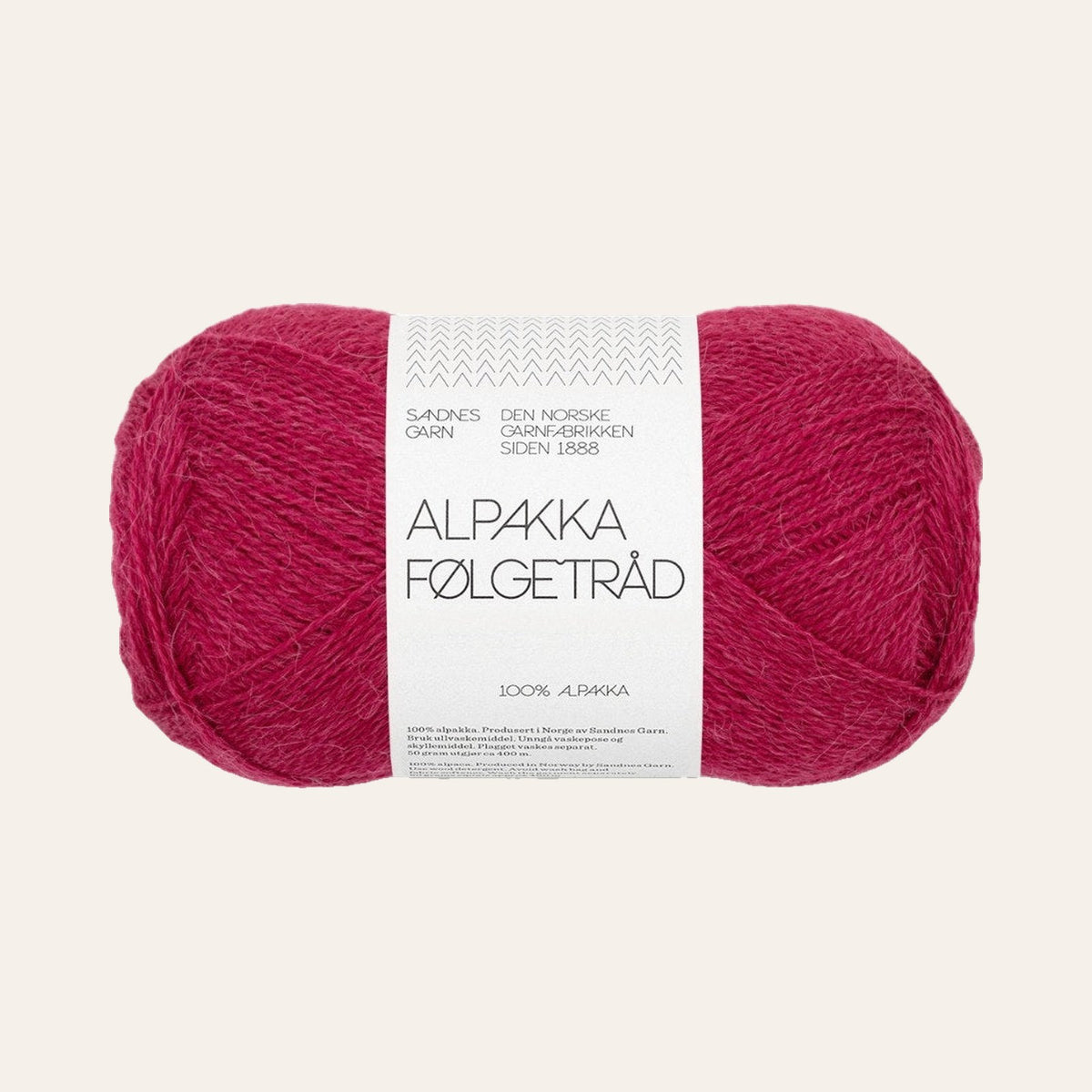 Alpakka Følgetråd 4255 rumba red