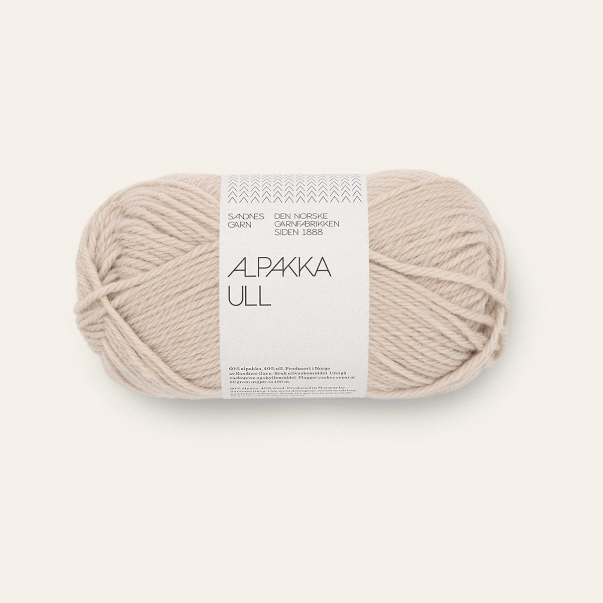 Alpakka Ull 2321 marsipan