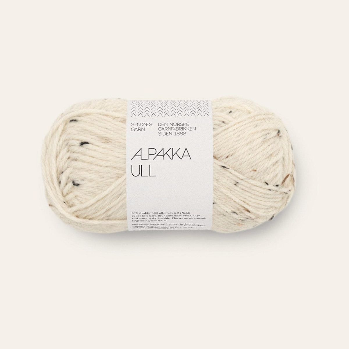 Alpakka Ull 2523 natur tweed