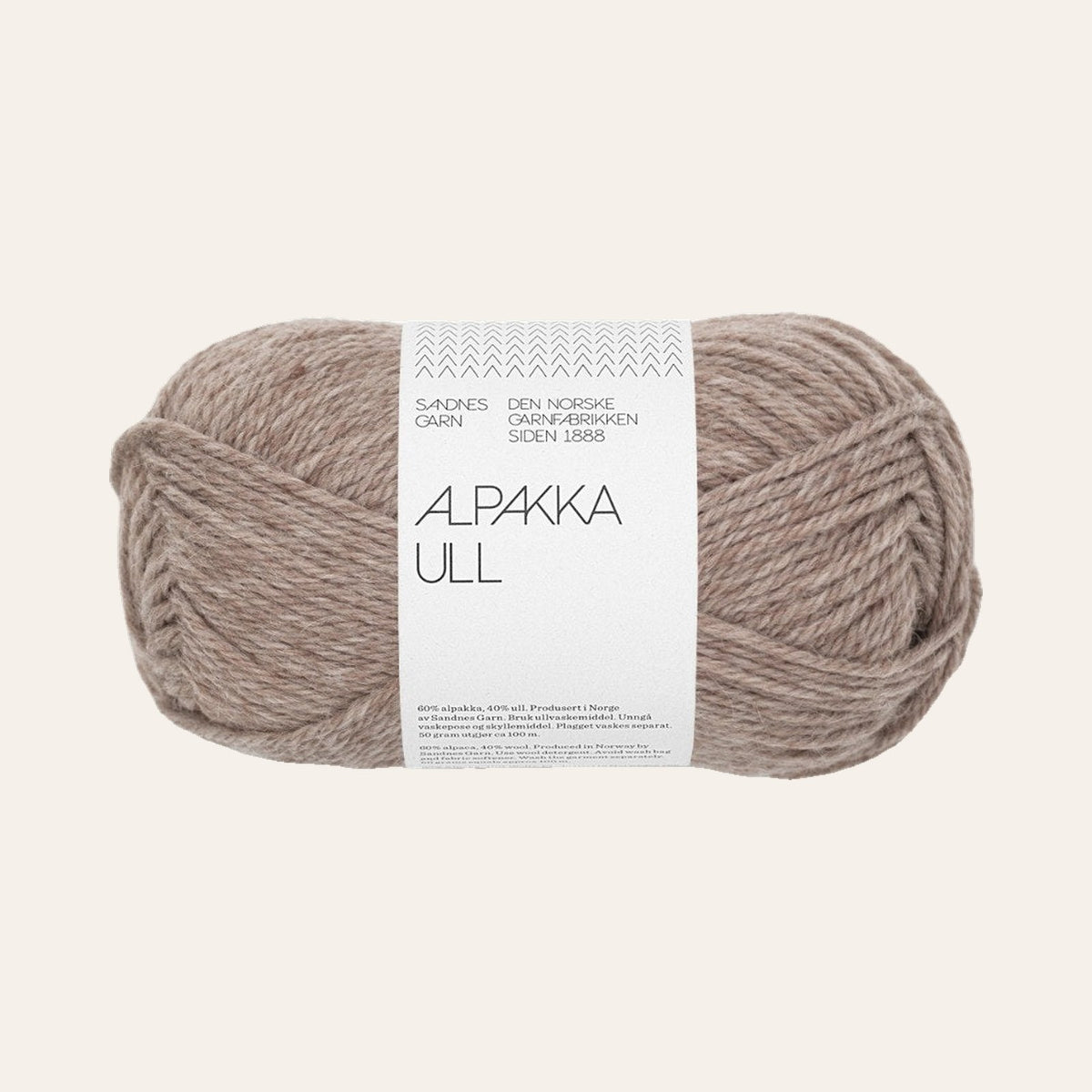 Alpakka Ull 2650 beigemelert