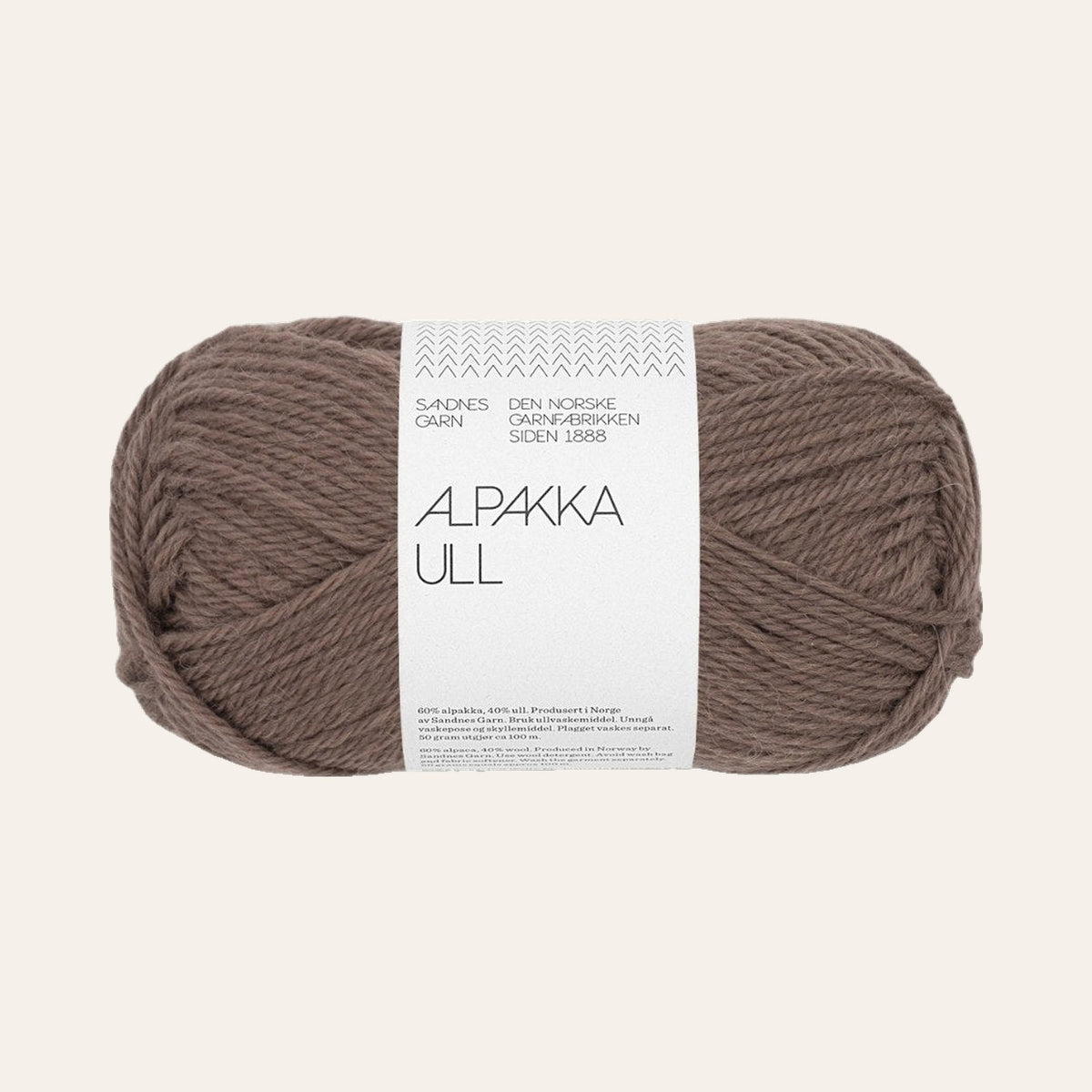 Alpakka Ull 3161 eikenott