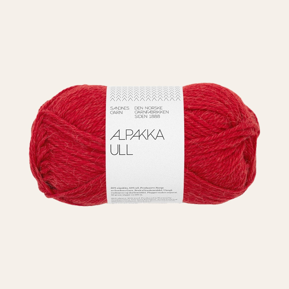 Alpakka Ull 4227 equesterian red