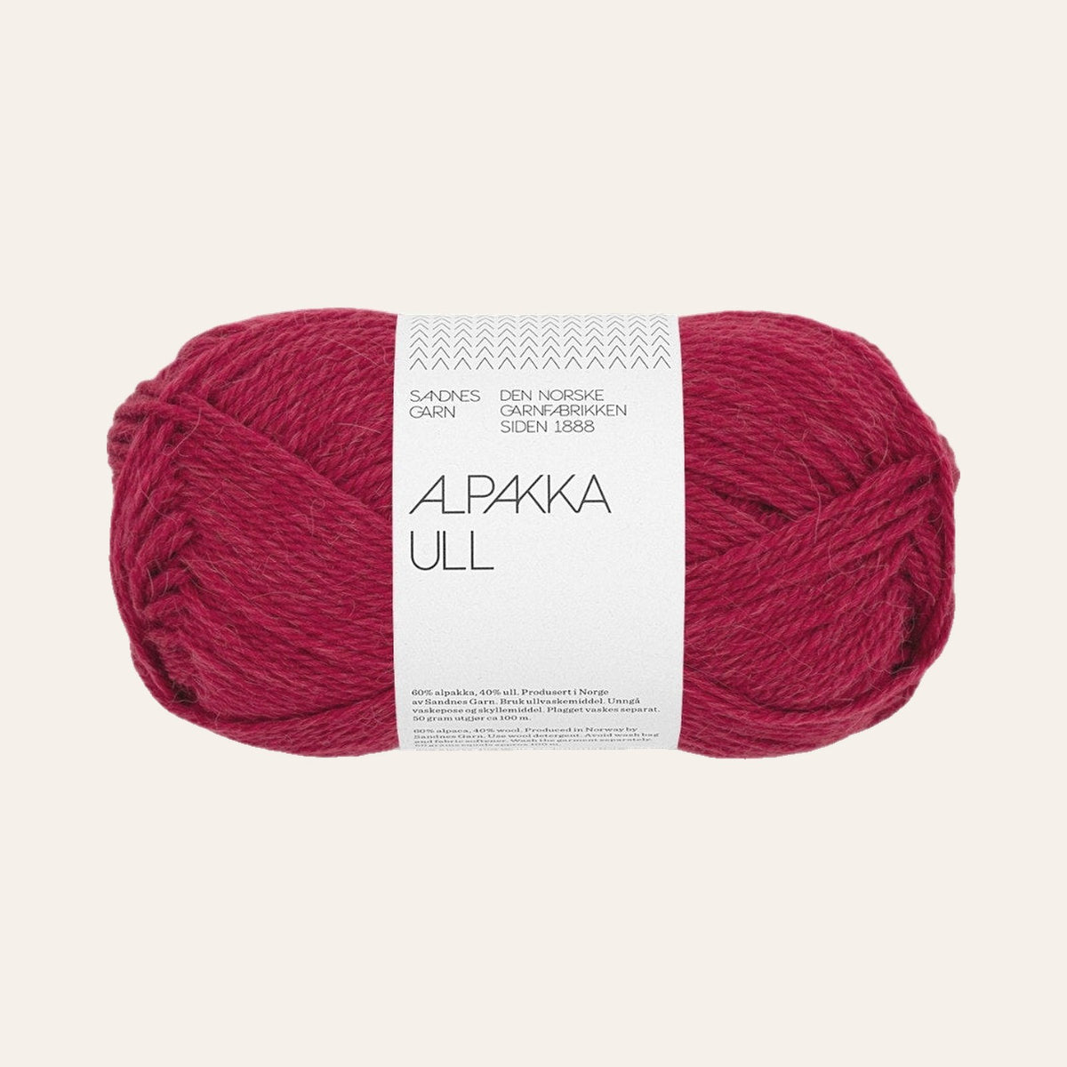 Alpakka Ull 4255 rumba red