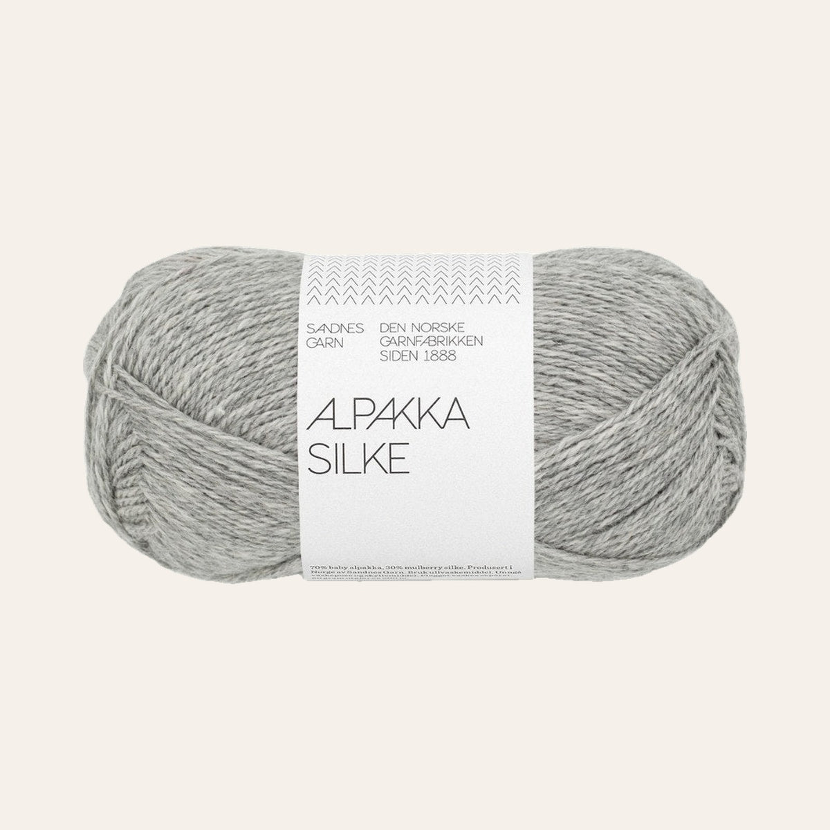Alpakka Silke 1042 lys gramelert