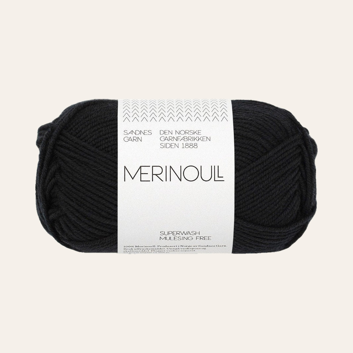 Merinoull 1099 svart