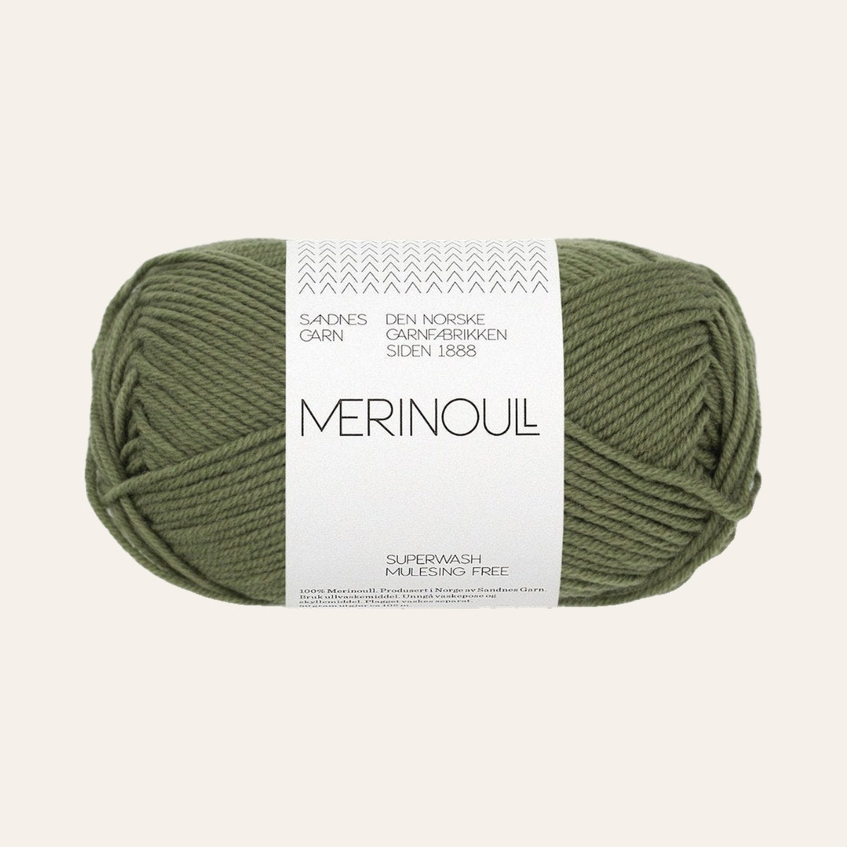 Merinoull 9062 olivengronn