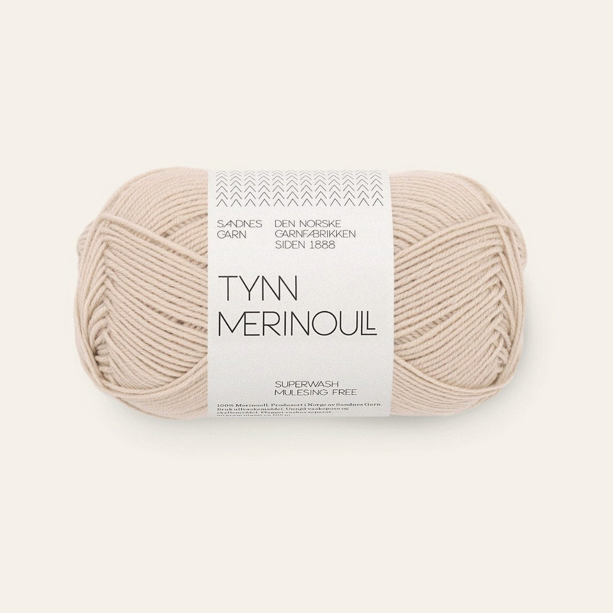 Tynn Merinoull 2321 marsipan