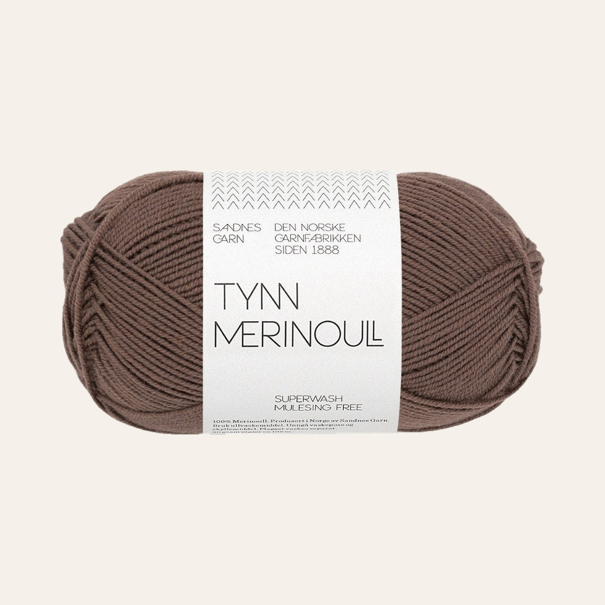 Tynn Merinoull 3161 eikenott