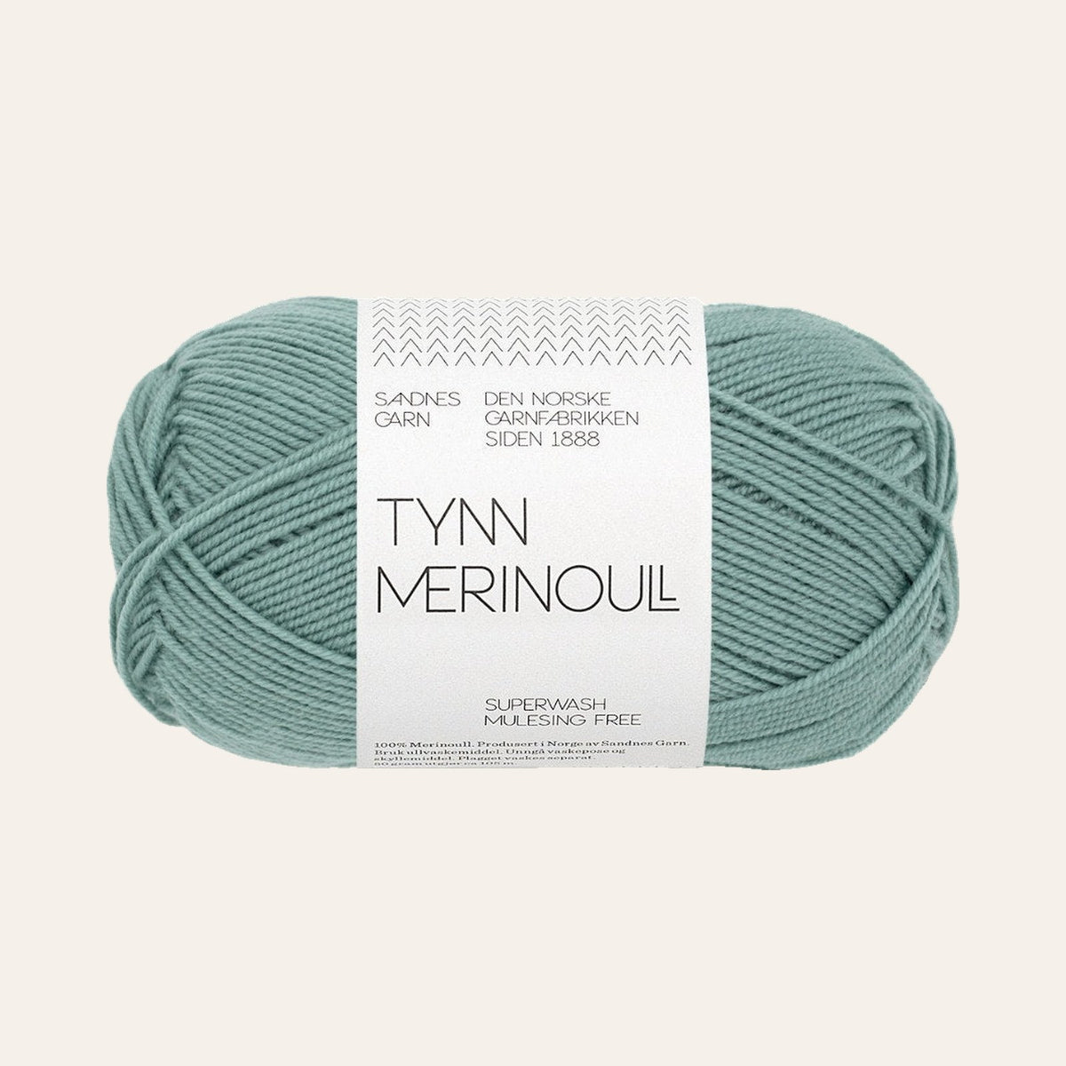 Tynn Merinoull 7741 stovet petrol