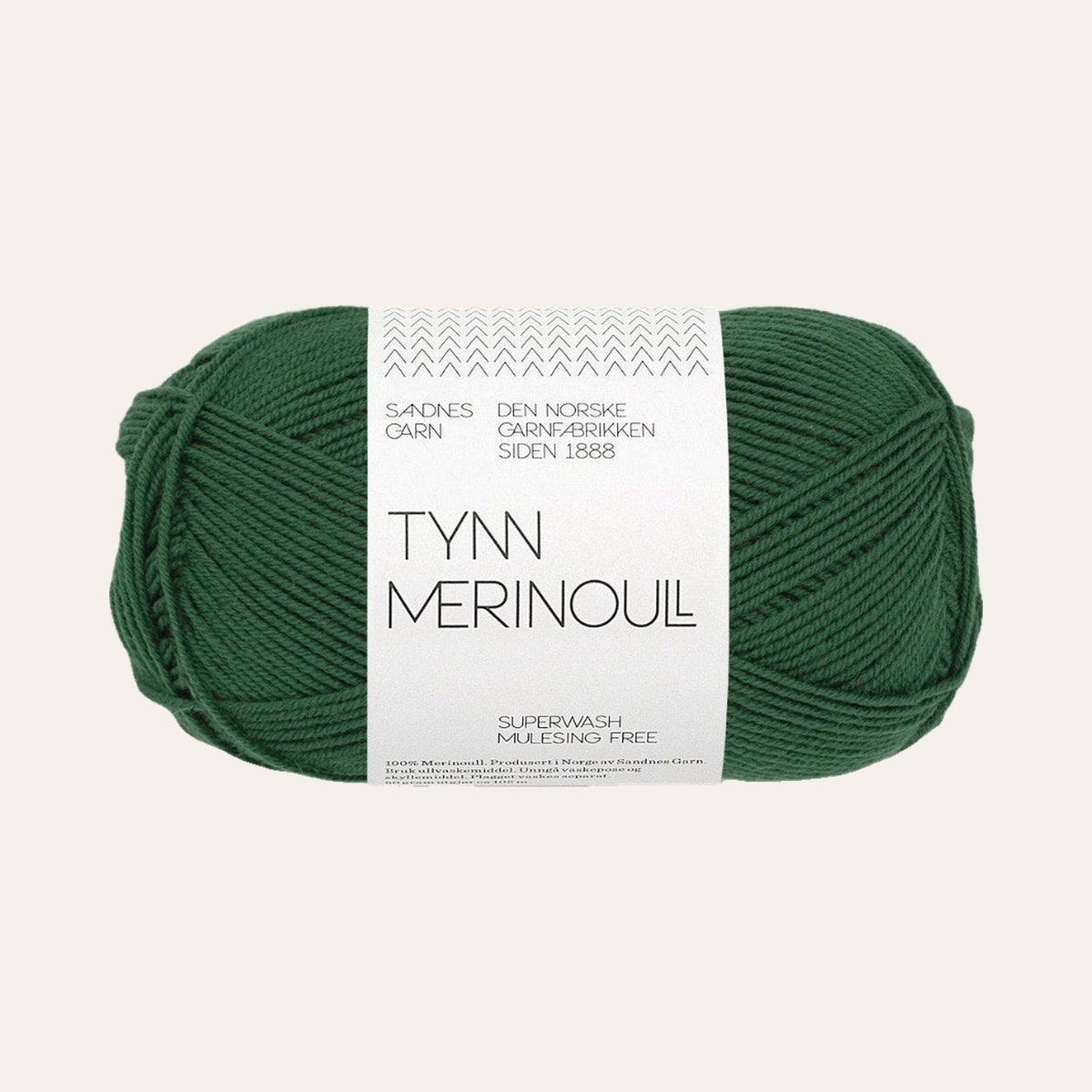 Tynn Merinoull 8072 skoggronn
