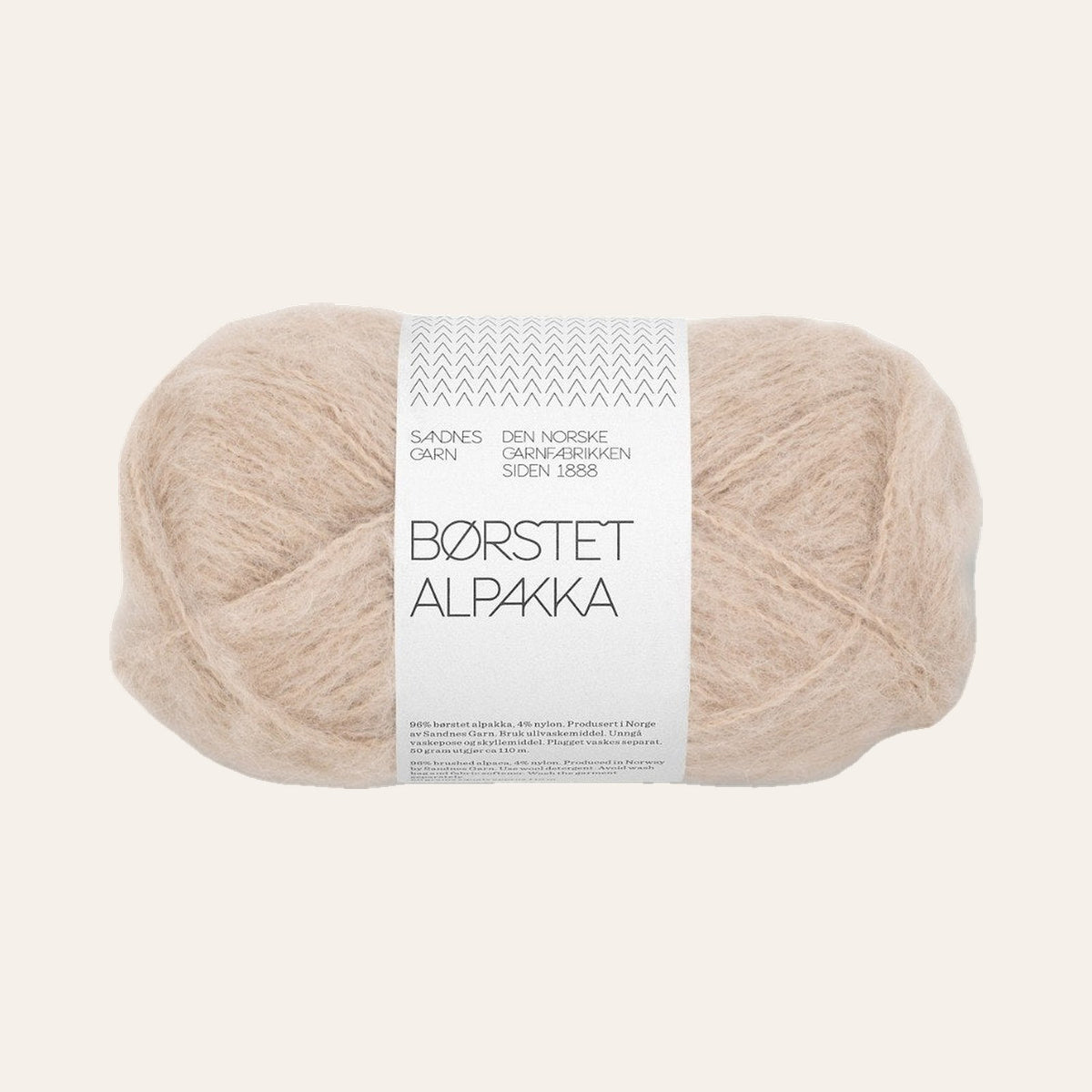 Børstet Alpakka 3021 beige
