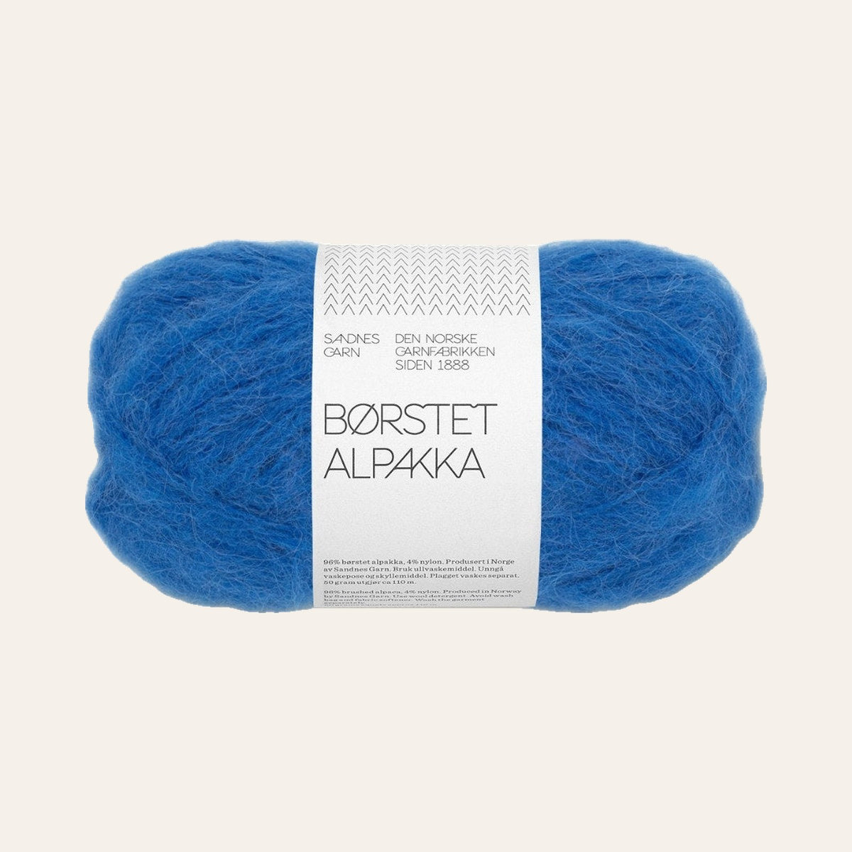 Børstet Alpakka 6046 jolly blue