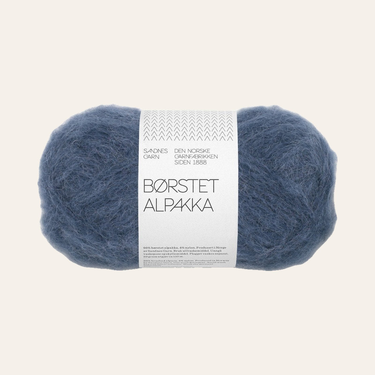 Børstet Alpakka 6064 blabaer