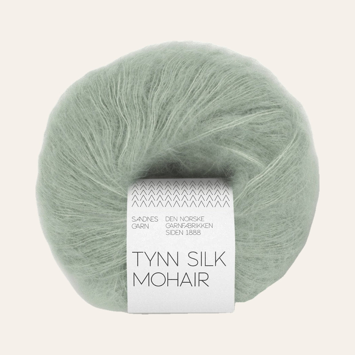 Tynn Silk Mohair 8521 stovet lys gronn