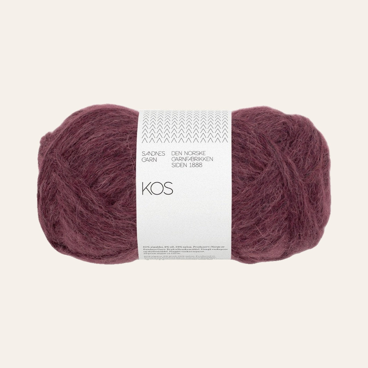 Kos 4372 dyp burgunder