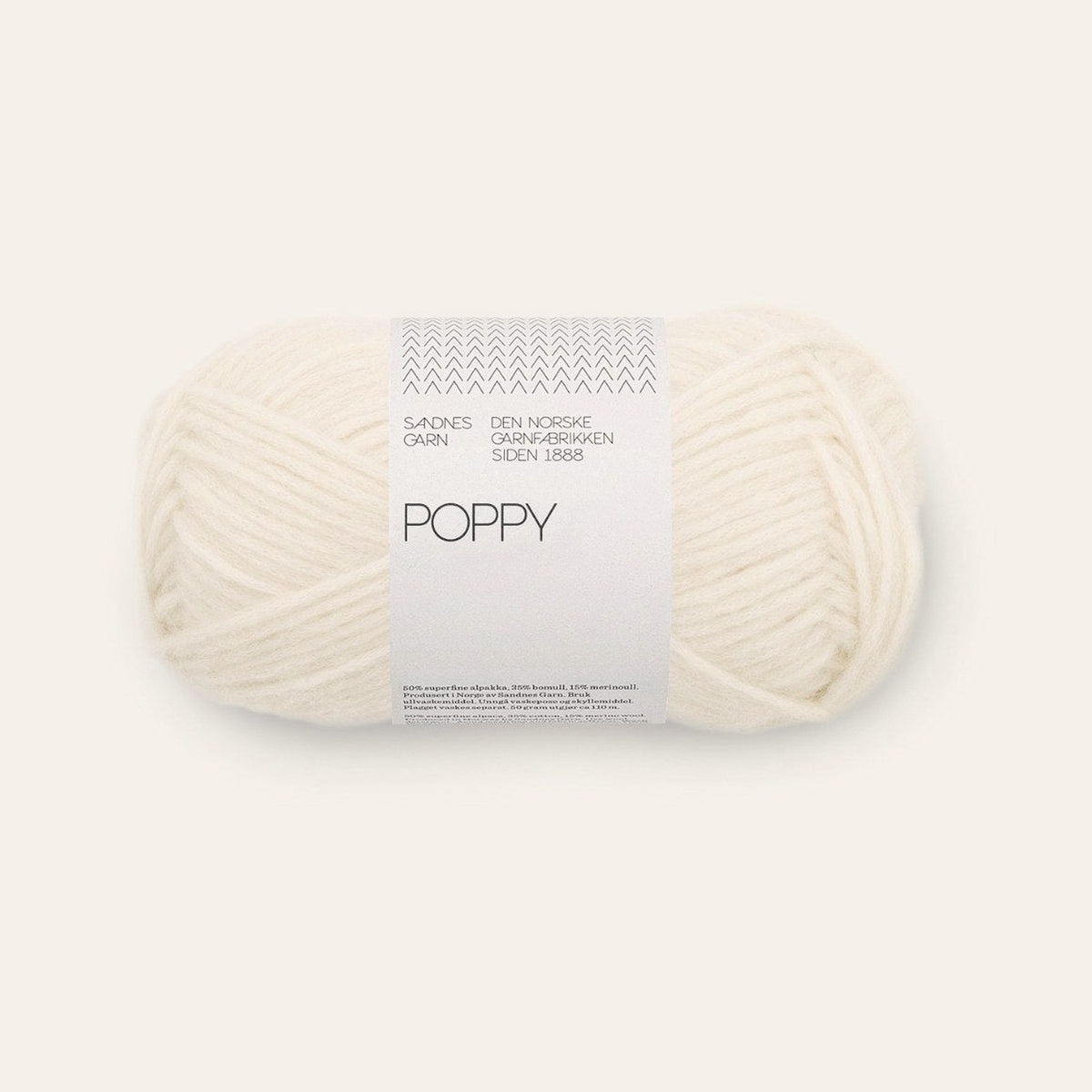 Poppy 1002 hvit