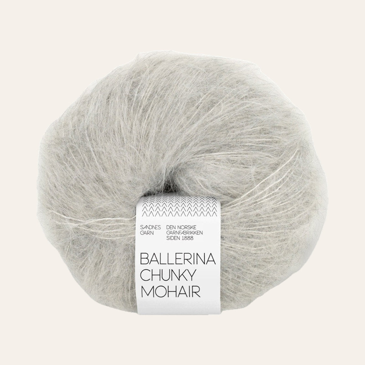 Ballerina Chunky Mohair 1022 light grey melange