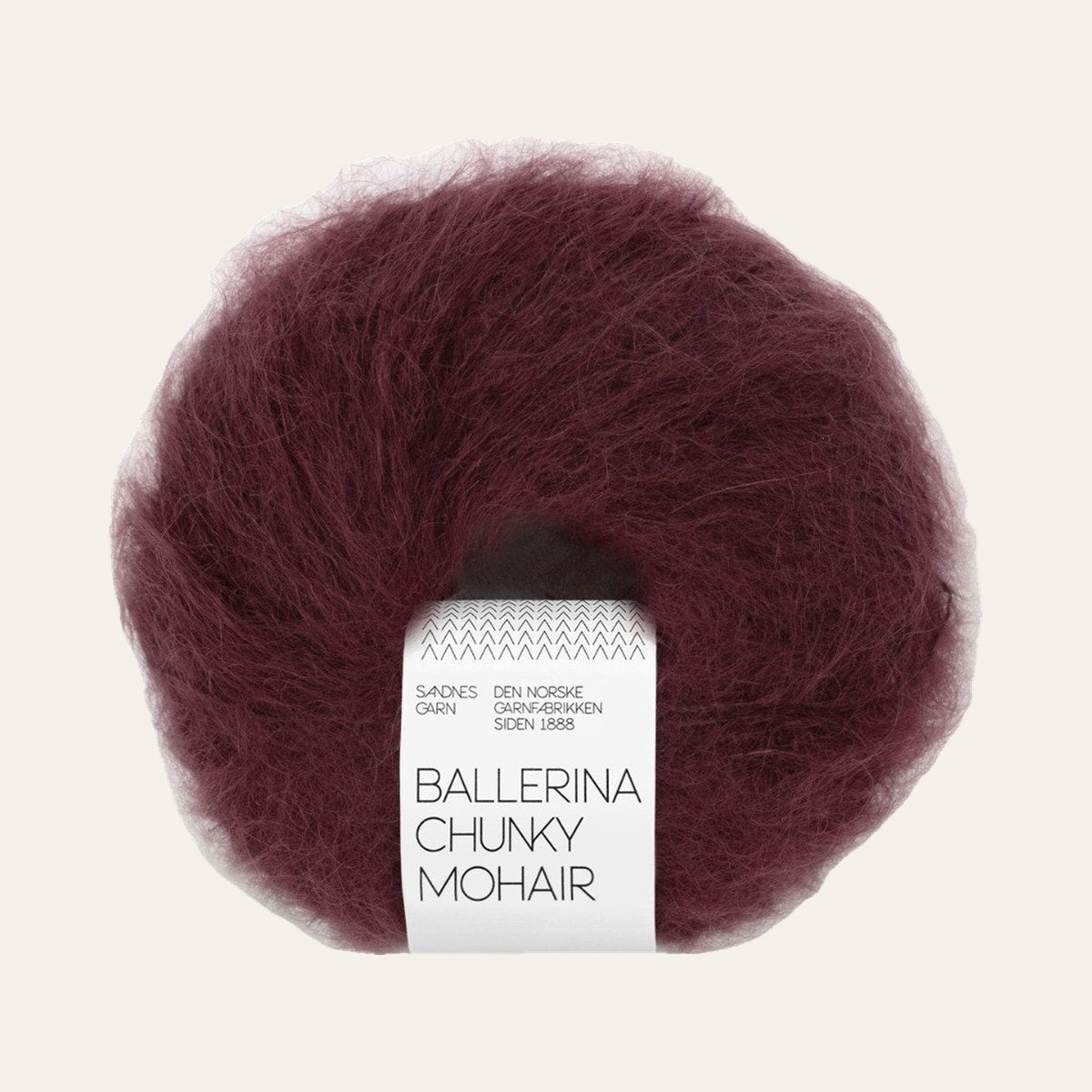 Ballerina Chunky Mohair 4372 burgundy