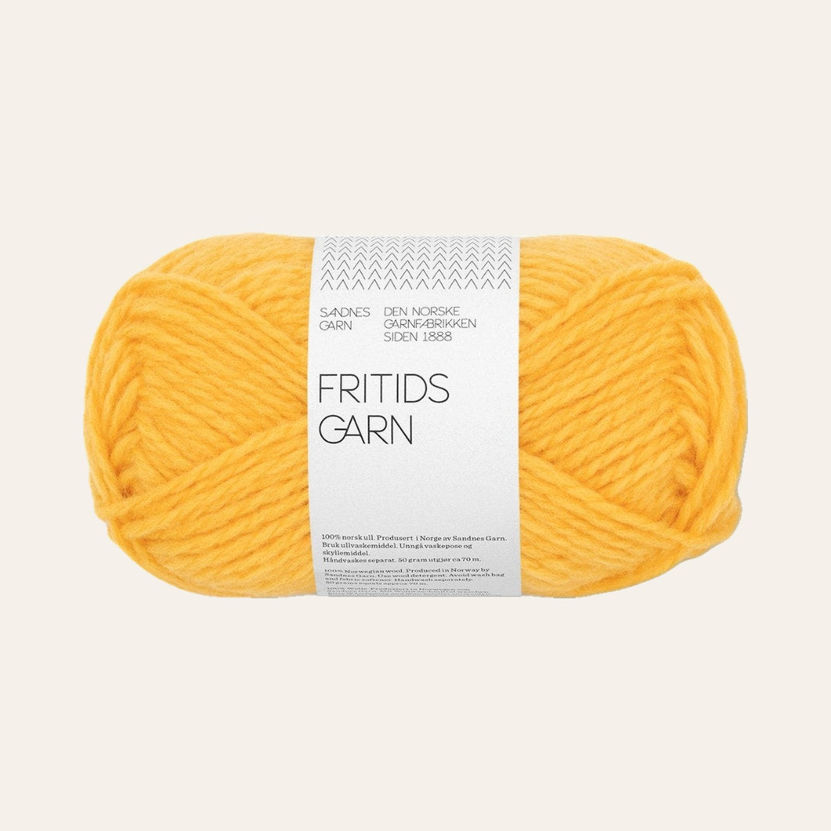 Fritidsgarn 2206 gul