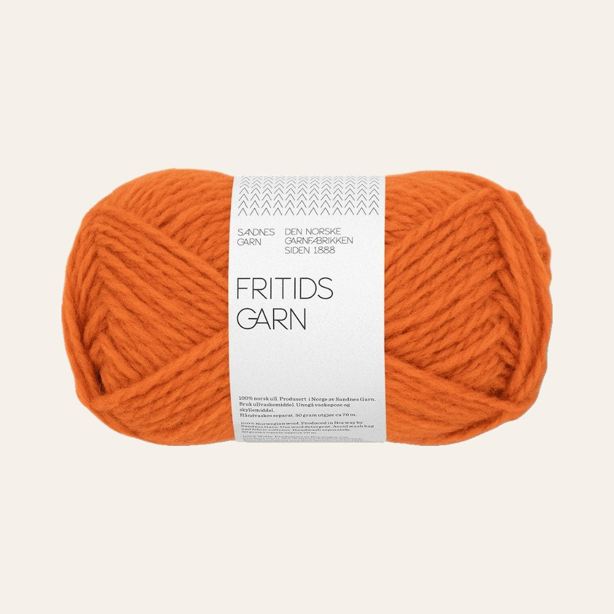 Fritidsgarn 3326 oransje
