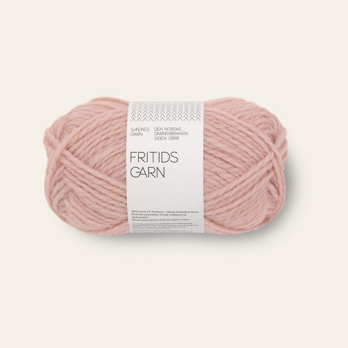 Fritidsgarn 3511 pudder rosa