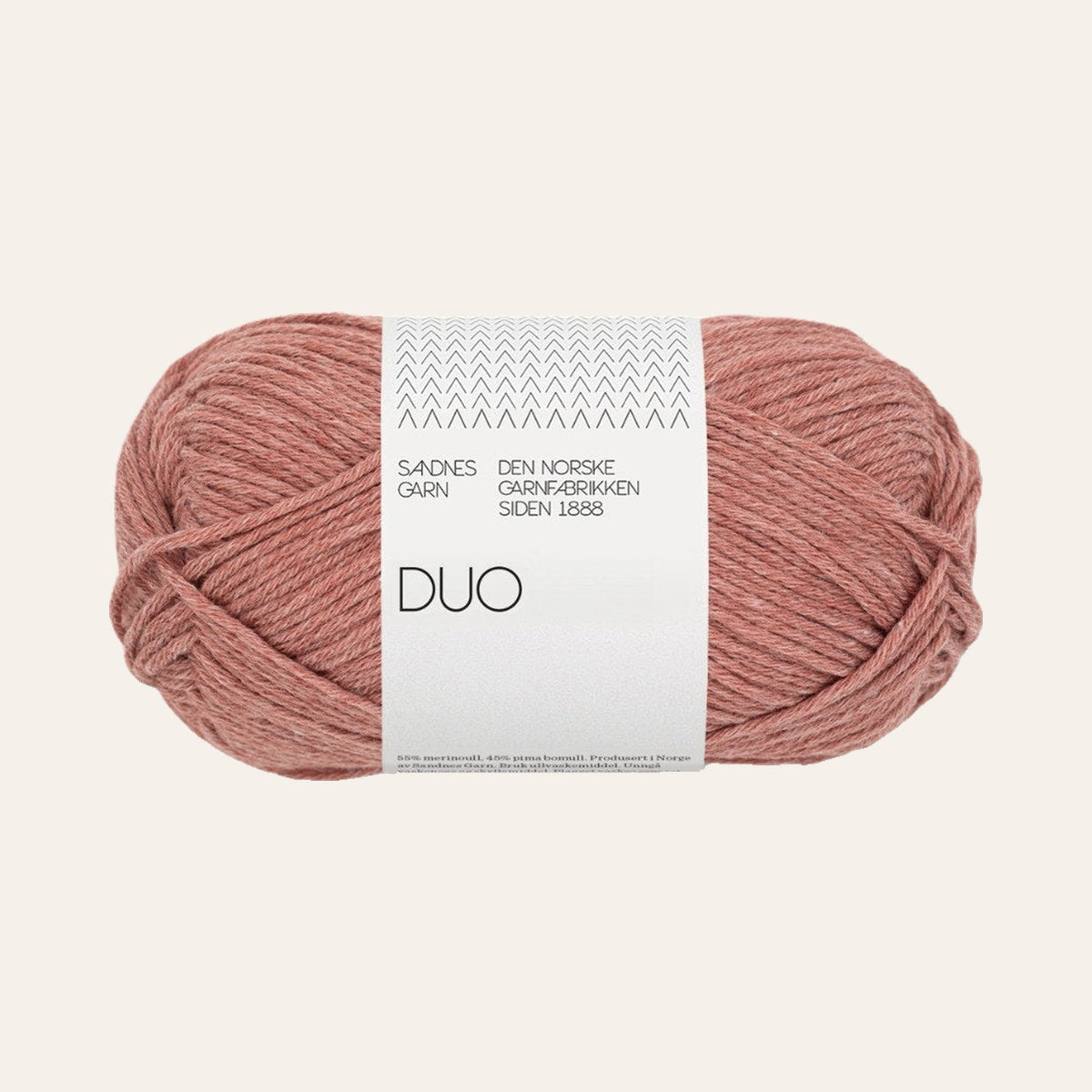 Duo 3543 varm brunmelert