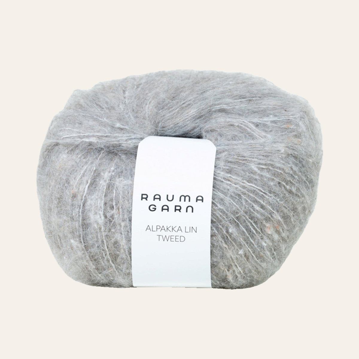 Alpakka Lin 16066 Tweed Varm grå