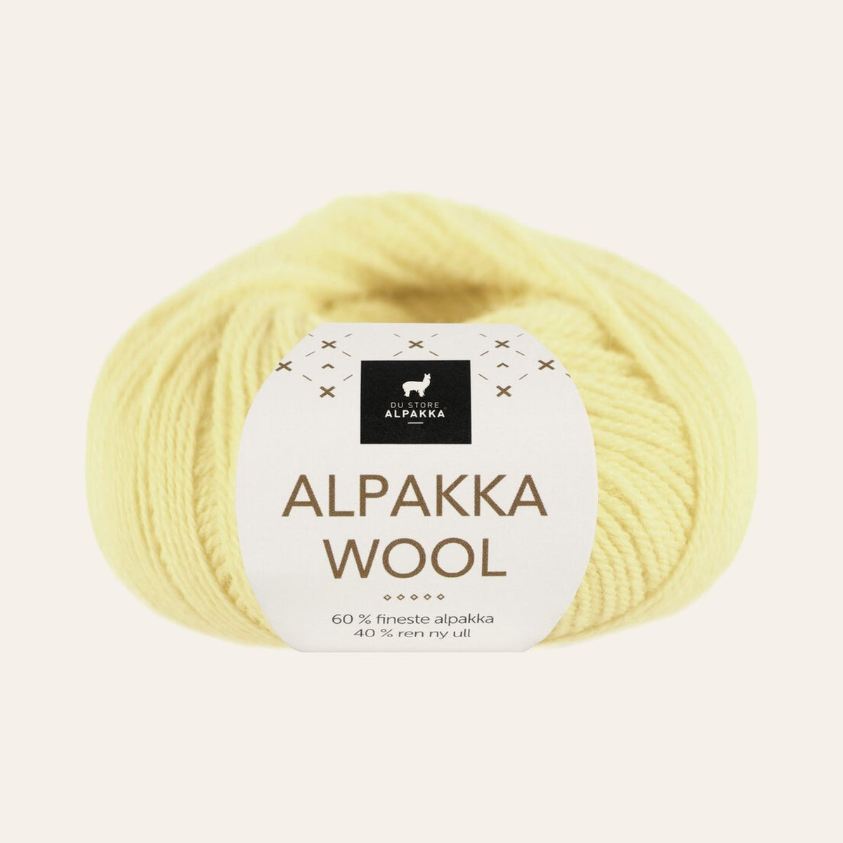Alpakka Wool 560 Lys gul