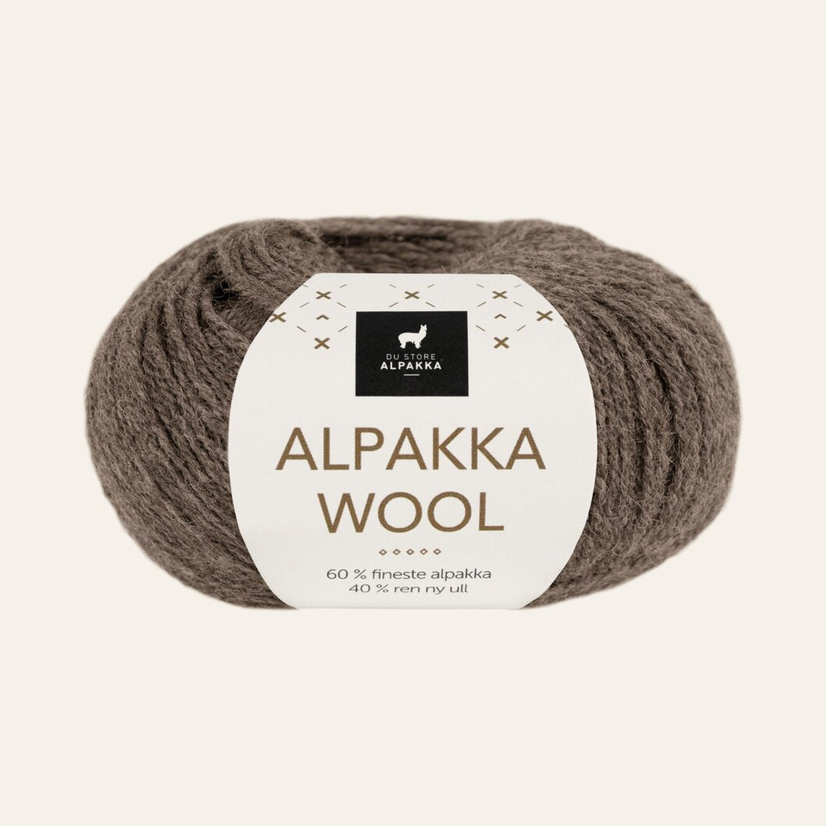 Alpakka Wool 506 Brun melert