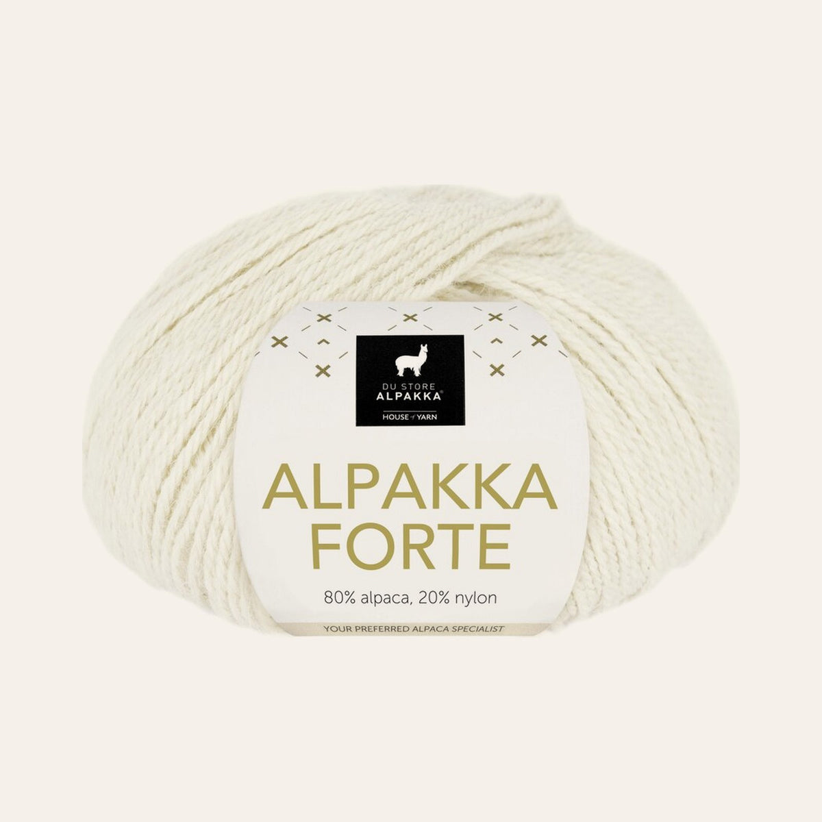 Alpakka Forte 717 Hvit