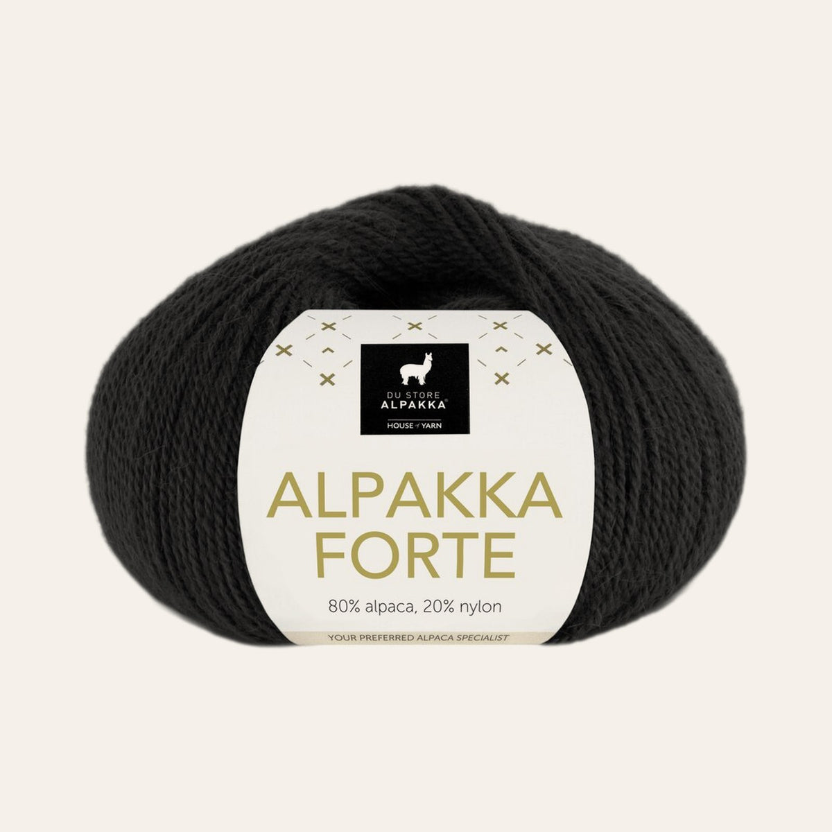 Alpakka Forte 733 Svart