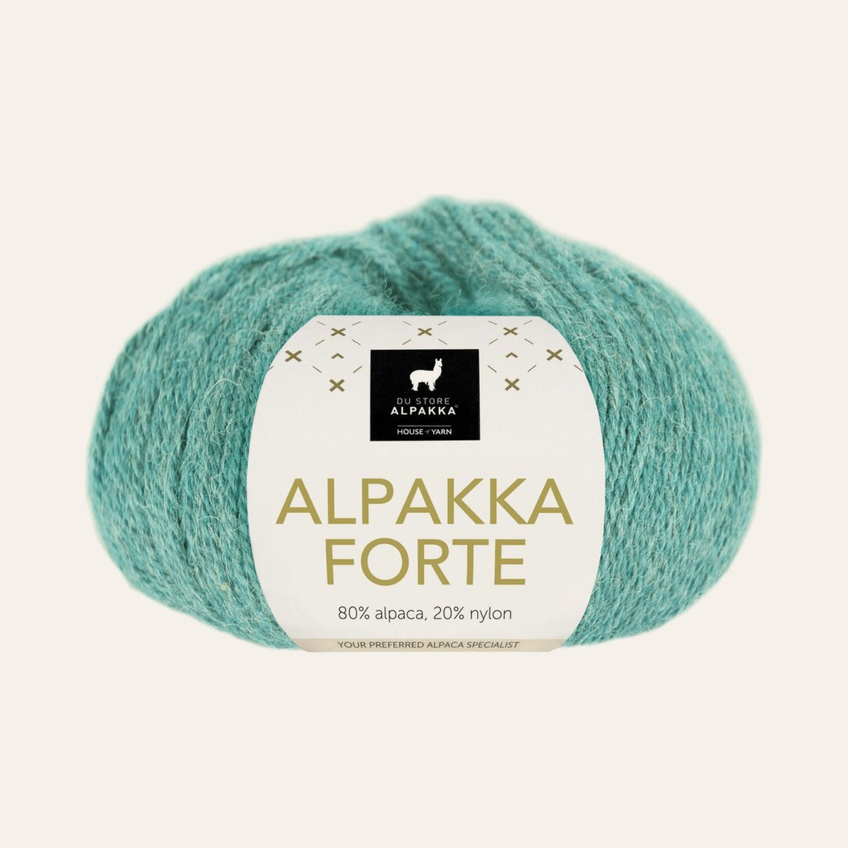 Alpakka Forte 713 Lys sjøgrønn melert