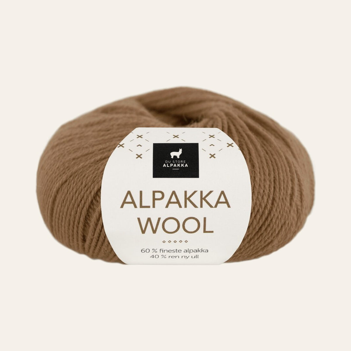 Alpakka Wool 549 Nøttebrun