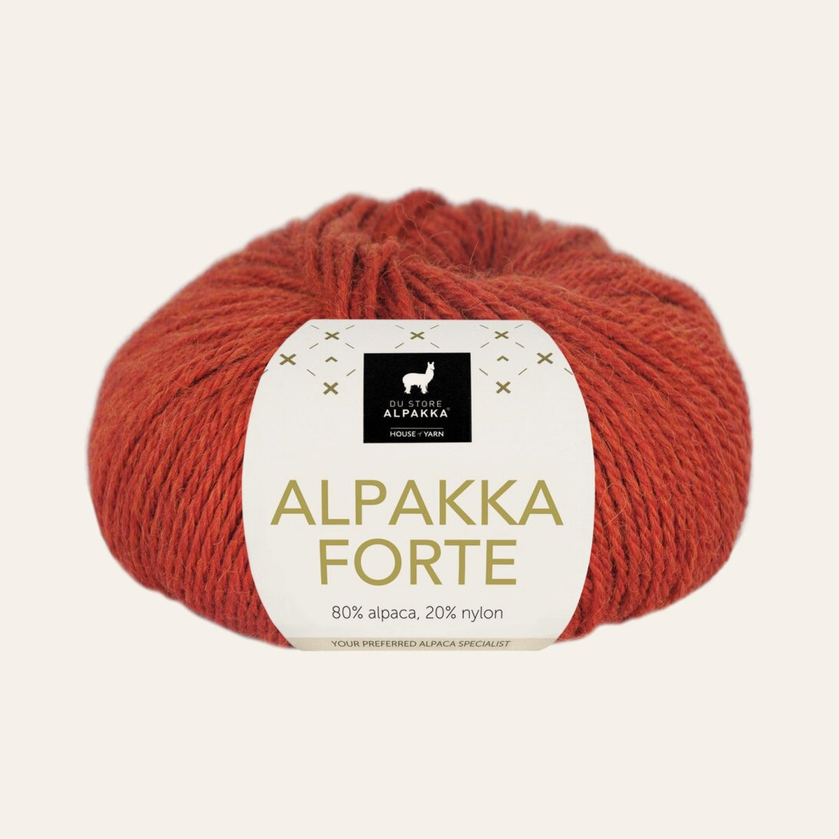Alpakka Forte 703 Varm terracotta melert
