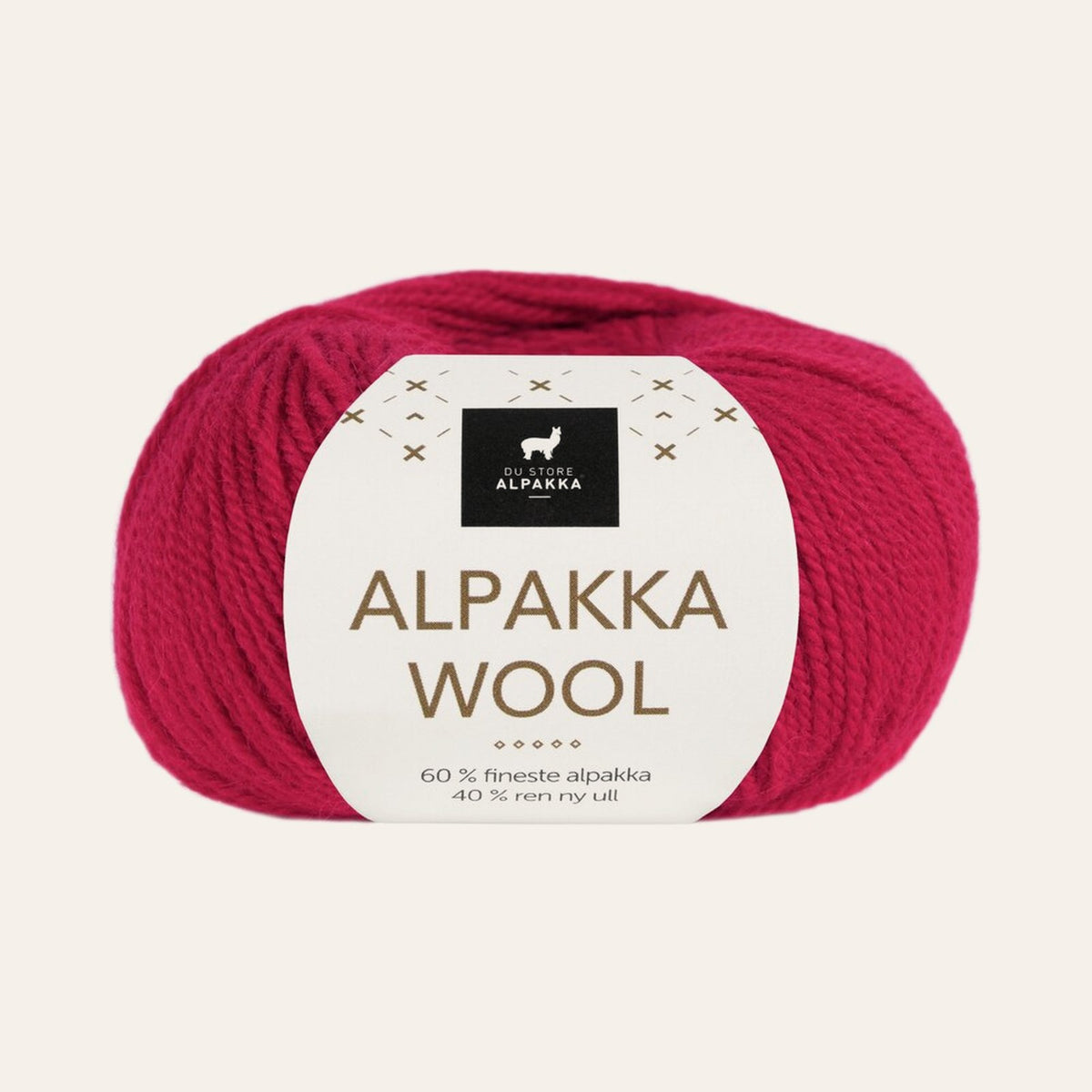 Alpakka Wool 521 Valmuerød