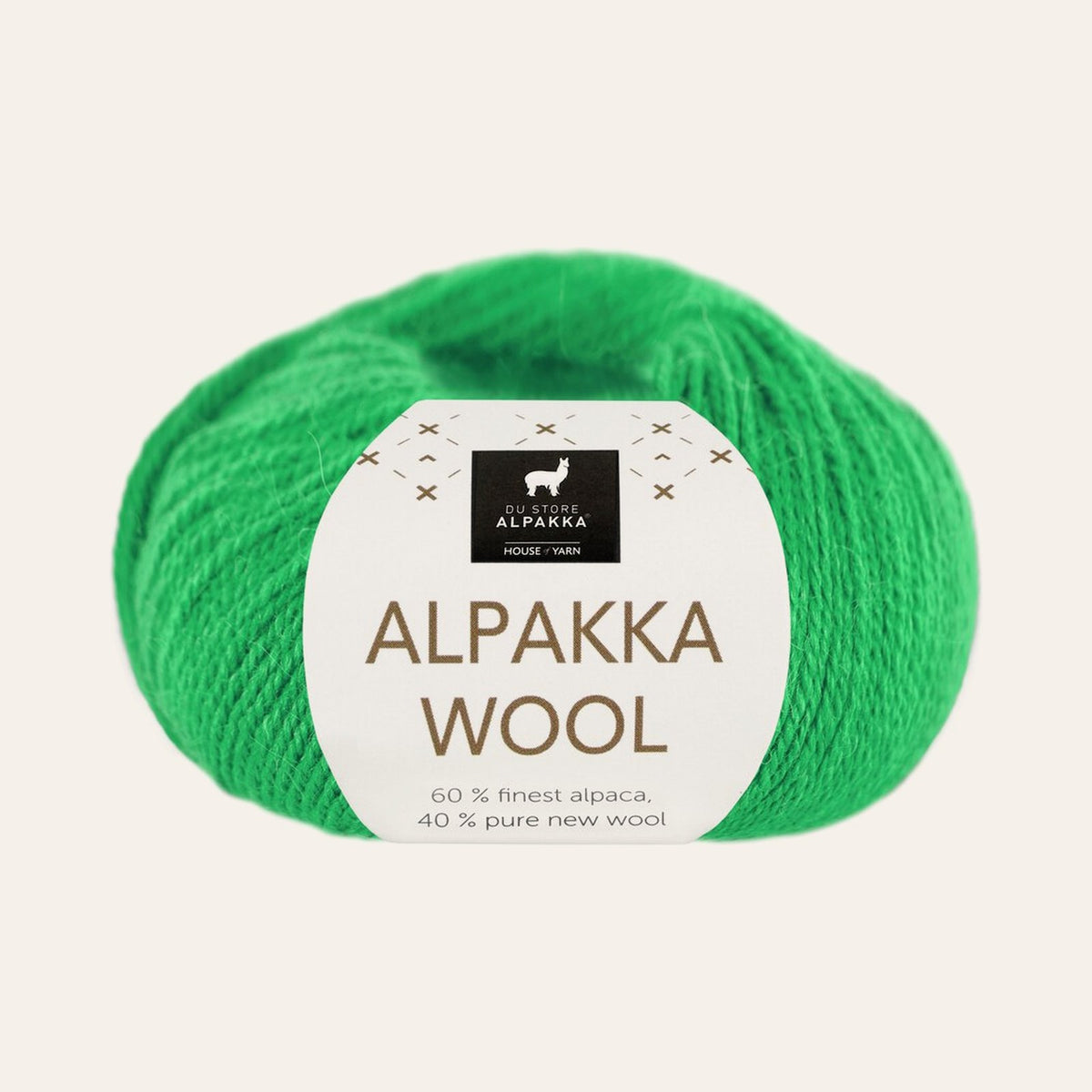 Alpakka Wool 581 Skarp grønn