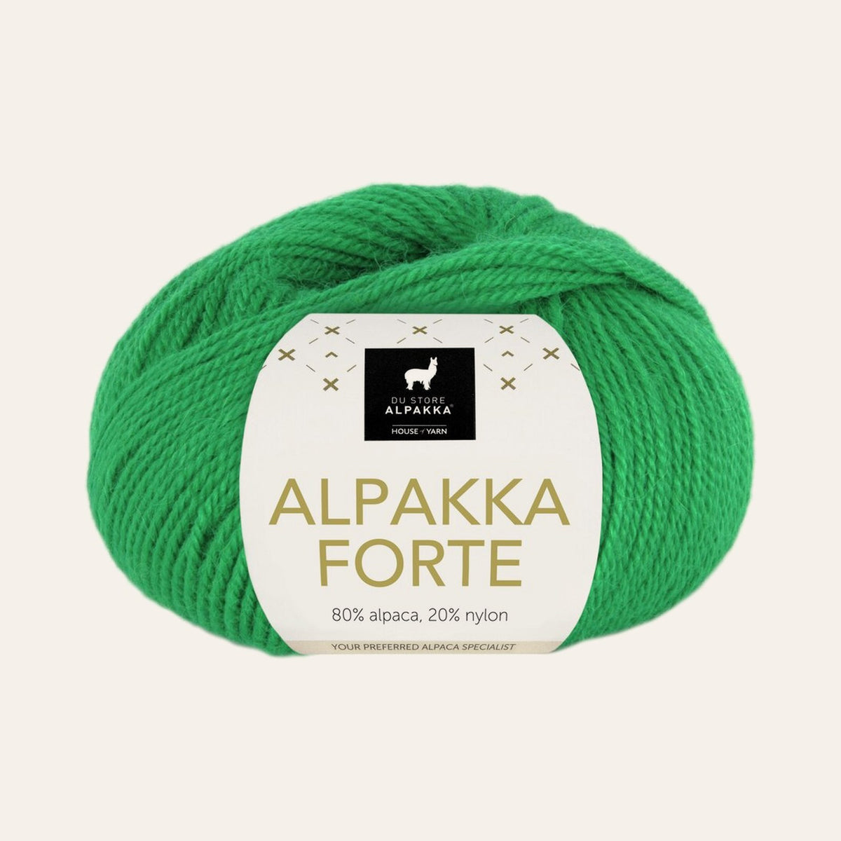 Alpakka Forte 738 Skarp grønn