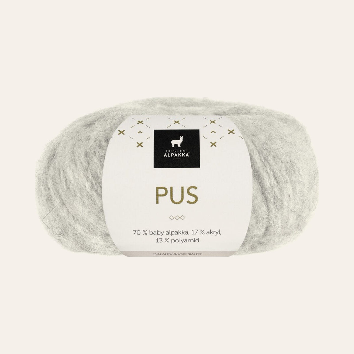 Pus 4011 Lys grå melert