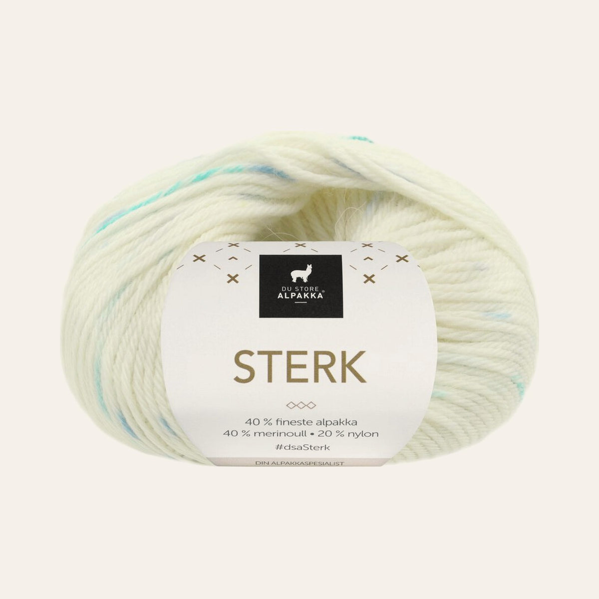 Sterk 926 Hvit/blå print